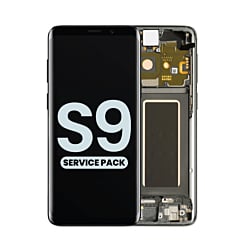 OLED Assembly with Frame for Galaxy S9 G960 (TITANIUM GRAY) (Service Pack)