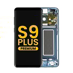 OLED Assembly with Frame for Galaxy S9 Plus G965 (CORAL BLUE) (Premium)