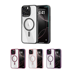 Shiny Magnetic Clear Cases for iPhone 14 Pro Max (Only Ground Shipping)