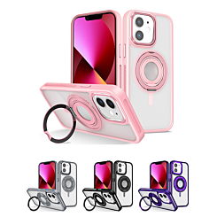 Skin Feel Transparent Case w/ Silicone Ring Holder for iPhone 11 (Only Ground Shipping)