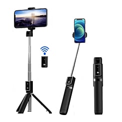 P40 Selfie Stick Tripod - BLACK (Only Ground Shipping)