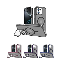 Slim Transparent Camera Stand Case w/ Wireless Charging for iPhone 11 (Only Ground Shipping)