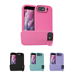Soft Silicon Protective Case w/ Camera Stand for iPhone 7 / 8 (Only Ground Shipping)