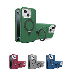 Support Heavy Duty Case w/ Wireless Charging Kickstand for iPhone 13 / 14 (Only Ground Shipping)