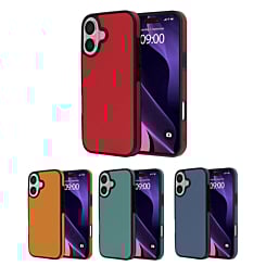 Full Cover Leather Design Wireless Charging Case for iPhone 16 (Only Ground Shipping)