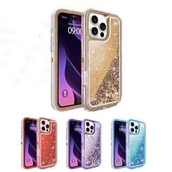Protective Glitter Liquid Bumper Case for iPhone 16 Pro Max (Only Ground Shipping)