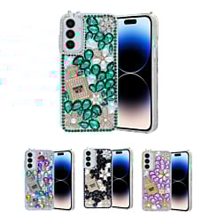 Crystal Flower Perfume Silicone Hard Case for Galaxy A15 (Only Ground Shipping)