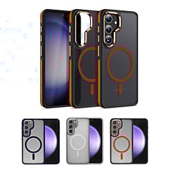 Galaxy S23 Plus Slim Non-Slip Translucent Matte Wireless Charging Case