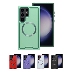 Galaxy S24 Ultra Slim Non-Slip Transparent Matte Wireless Charging Case