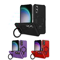 Hard PC Shockproof Case w /Ring Holder for Galaxy S25E (Only Ground Shipping)