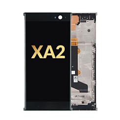 LCD Assembly with Frame for Sony Xperia XA2 (BLACK) (Premium)