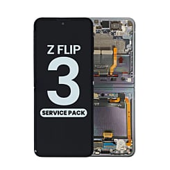 OLED Assembly with Frame for Galaxy Z Flip 3 F711 (LAVENDER) (US and International) (Service Pack)