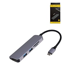 USB-C Expander (4K HDMI+USB-C+SD/TF Card Reader) (Only Ground Shipping)
