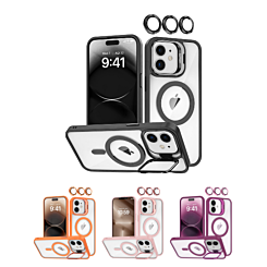 Transpalet Silicone case & Camera stand w/ Camera Lens for iPhone 11 (Only Ground Shipping)