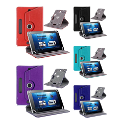 Universal 8" 360 Degree Rotating Leather Swivel Stand