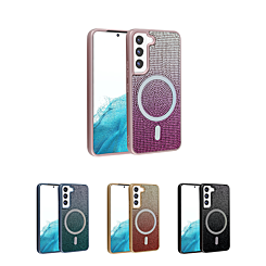 Wireless Charging Bling Diamond Crystal Case for Galaxy S23 Plus (Only Ground Shipping)