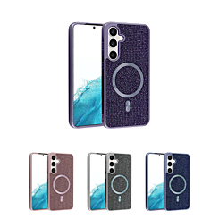 Wireless Charging Bling Diamond Crystal Case for Galaxy S25 (Only Ground Shipping)