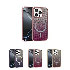Wireless Charging Bling Diamond Crystal Case for iPhone 13 Pro Max (Only Ground Shipping)