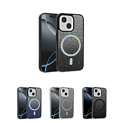 Wireless Charging Bling Diamond Crystal Case for iPhone 15 (Only Ground Shipping)