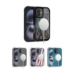 Wireless Charging Heavy Duty Case for iPhone 16 Plus (Only Ground Shipping)