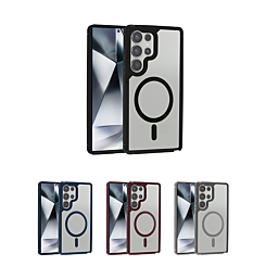 Wireless Charging Luxury Shockproof Clear Case for Galaxy S25 Ultra (Only Ground Shipping)
