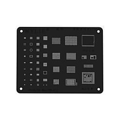 Wylie CPU BGA Reballing Stencil for iPhone 12 Series (Black) (Not Returnable)