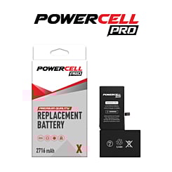 POWERCELL PRO Replacement Battery for iPhone X (2716 mAH)