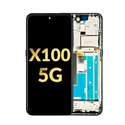 LCD Assembly with Frame for Nokia X100 5G (BLUE) (Premium)