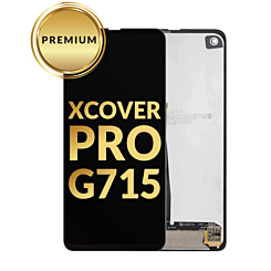 OLED Assembly without Frame for Galaxy X Cover Pro G715 (BLACK) (Premium)