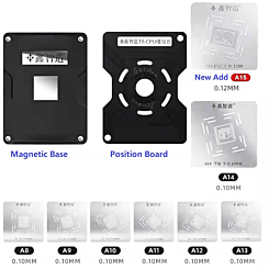 Grab the wholesale deals on the XinZhiZao CPU BGA reballing kit for iPhone 6 to 15 Pro Max, A8 to A17.