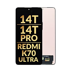 OLED Assembly without Frame for Xiaomi 14T / 14T Pro / Redmi K70 Ultra (Premium)