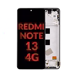 LCD Assembly with Frame for Xiaomi Redmi Note 13 4G (MIDNIGHT BLACK) (Aftermarket)