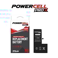 POWERCELL PRO Extended Capacity Replacement Battery for iPhone XS (2970 mAH)