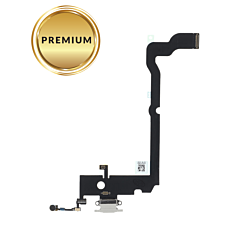 Charging Port Flex Cable for iPhone XS Max (SILVER) (Premium)