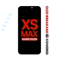 OLED Assembly for iPhone XS Max (Aftermarket QV8 / Hard) (Exclusive OLED Breakage Warranty)
