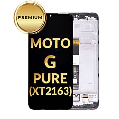 LCD Assembly with Frame for Motorola G Pure (XT2163 / 2021) (Premium)