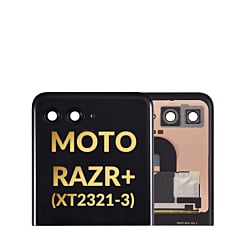 Outer OLED Assembly without Frame for Motorola Moto Razr+ (XT2321-3 / 2023) (Premium)