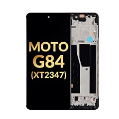 OLED Assembly with Frame for Motorola Moto G84 (XT2347 / 2023) (Premium)
