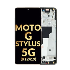 OLED Assembly with Frame for Motorola Moto G Stylus 5G (XT2419 / 2024) (CARAMEL LATTE) (Premium)