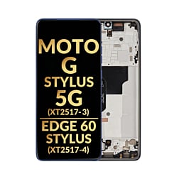 OLED Assembly with Frame for Motorola Moto G Stylus 5G (XT2517-3 / 2025) / Motorola Moto Edge 60 Stylus (XT2517-4 / 2025) (SURF THE WEB) (Premium)