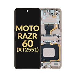Main OLED Assembly with Frame for Motorola Razr 60 Ultra (XT2551 / 2025) (MOUNTAIN TRAIL) (Premium)