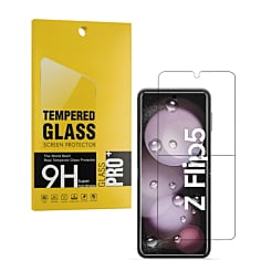 Clear Tempered Glass for Galaxy Z Flip 5 (2.5D / 2 Piece Set)