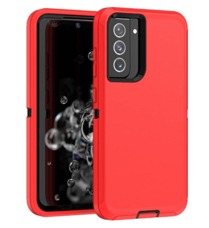 Heavy Duty Case for Galaxy A32 4G (RED & BLACK) (Only Ground Shipping)