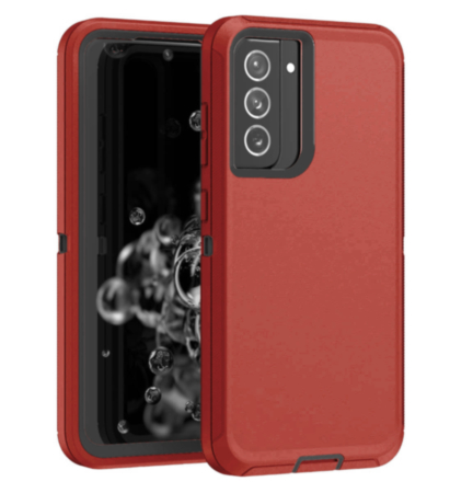 Heavy Duty Case for Galaxy A51 (RED & BLACK) (Only Ground Shipping)