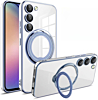Galaxy S23 Plus Magnetic Clear Cases with Magsafe Ring Stand - BLUE (Only Ground Shipping)