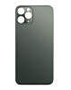 Buy the back glass with bigger camera hole for iPhone 11 Pro, no logo, in Midnight Green.

