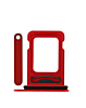 Buy the dual SIM card tray for iPhone 12 in red.
