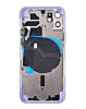 Back Housing Frame with Small Components Pre-Installed for iPhone 12 (NO LOGO) (PURPLE)