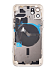 Back Housing Frame with Small Components Pre-Installed for iPhone 12 (NO LOGO) (WHITE)