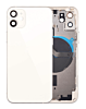 Order the white back housing frame with small components pre-installed for iPhone 12, no logo.

